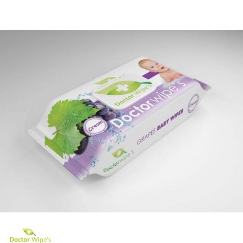 DR. WIPES - Vlažne maramice sa ekstraktom grožđa sa poklopcem